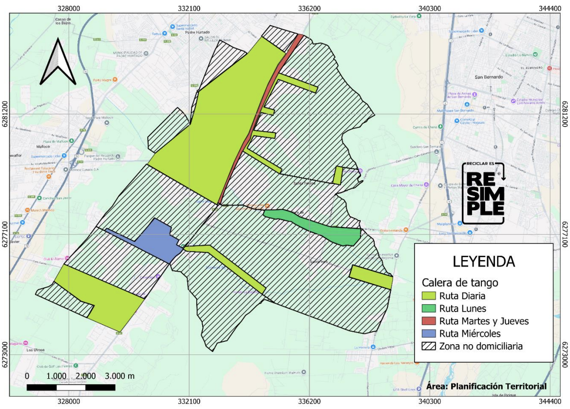 Mapa de Cobertura - Calera de Tango