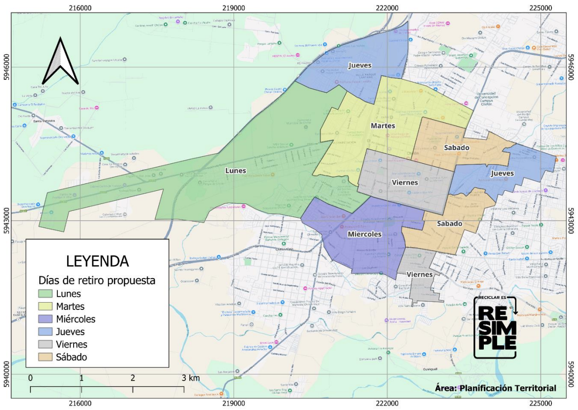 Mapa de Cobertura - Chillán