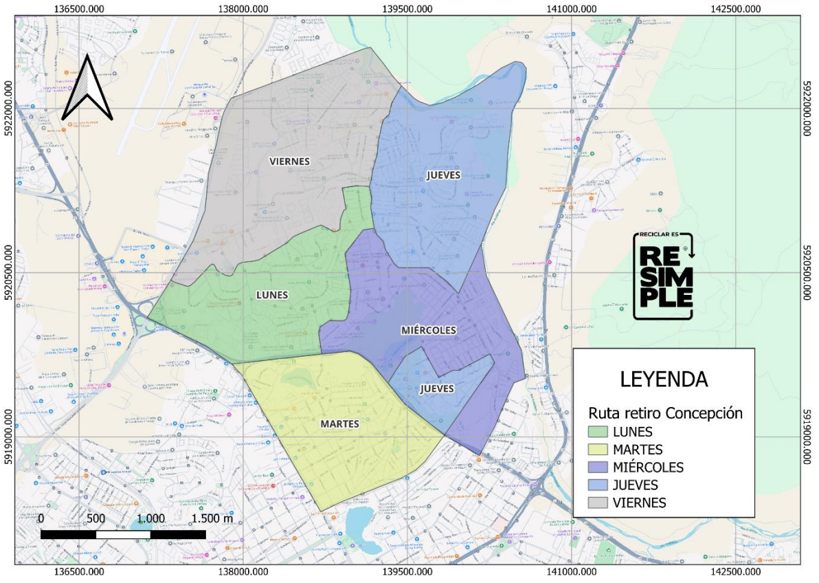 Mapa de Cobertura - Concepción