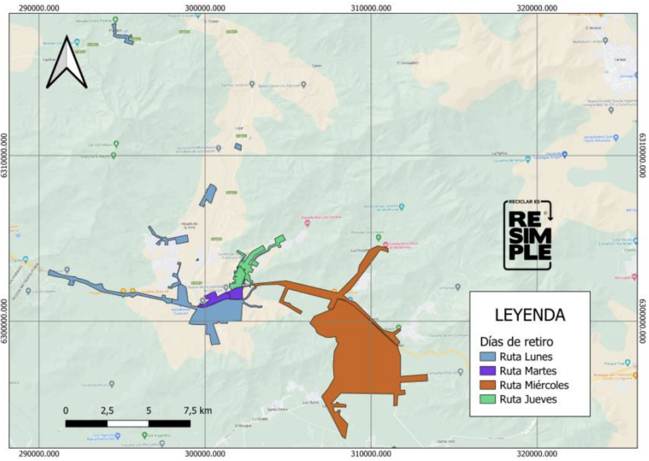Mapa de Cobertura - Curacaví