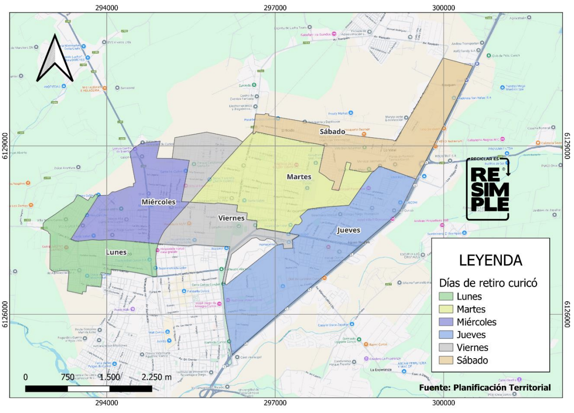 Mapa de Cobertura - Curicó