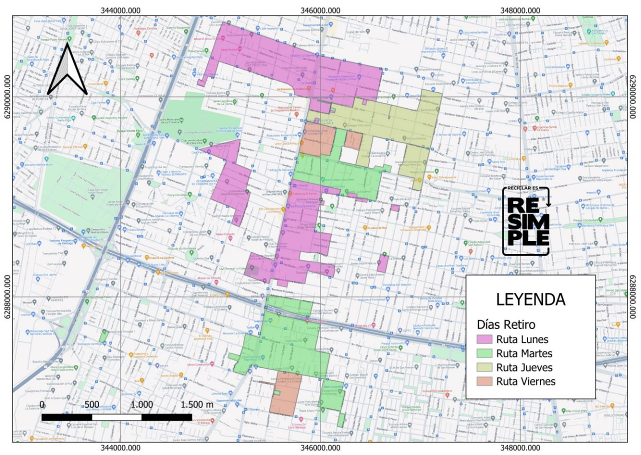 Mapa de Cobertura - La Cisterna