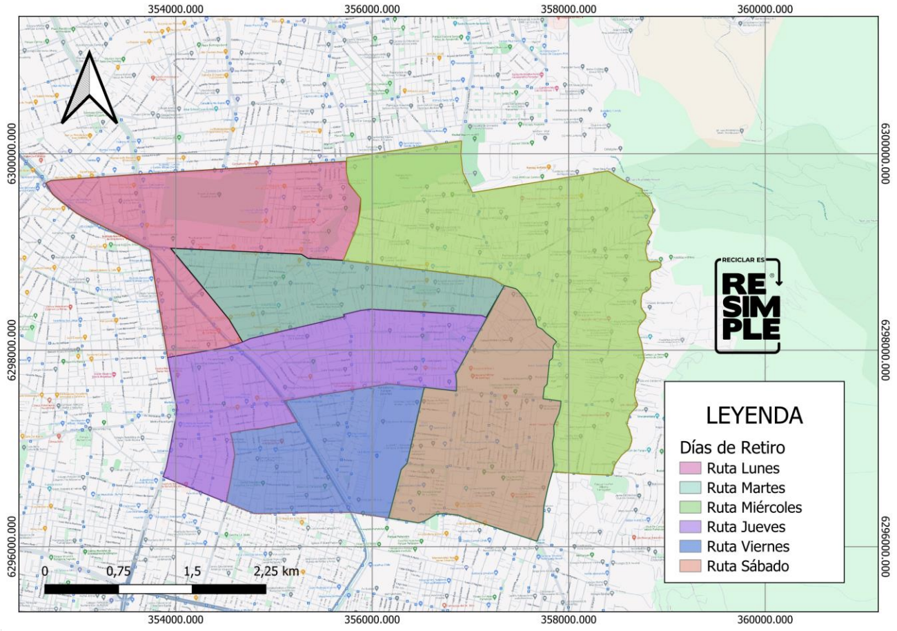 Mapa de Cobertura - La Reina