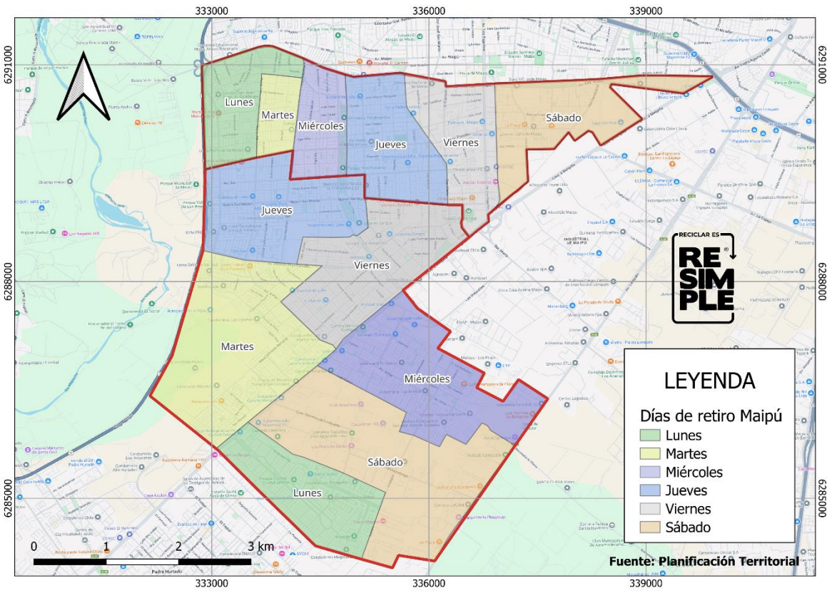 Mapa de Cobertura - Maipú