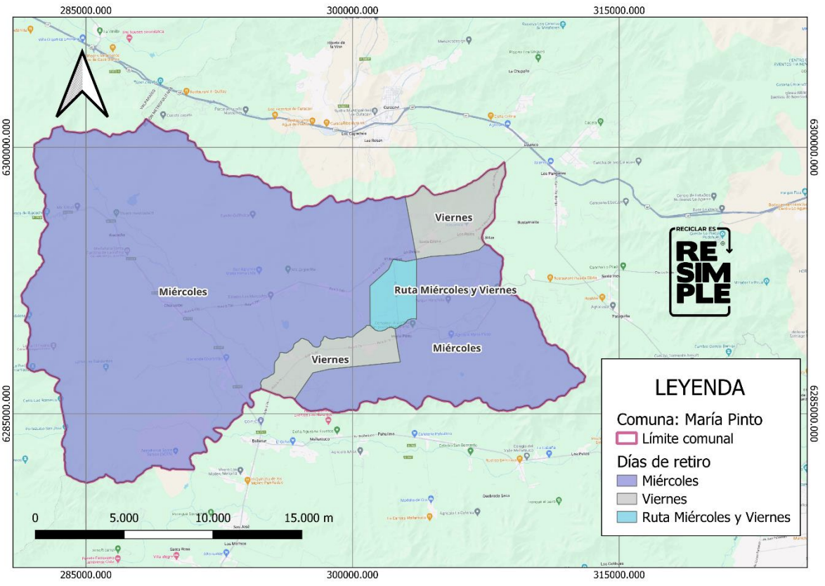 Mapa de Cobertura - María Pinto