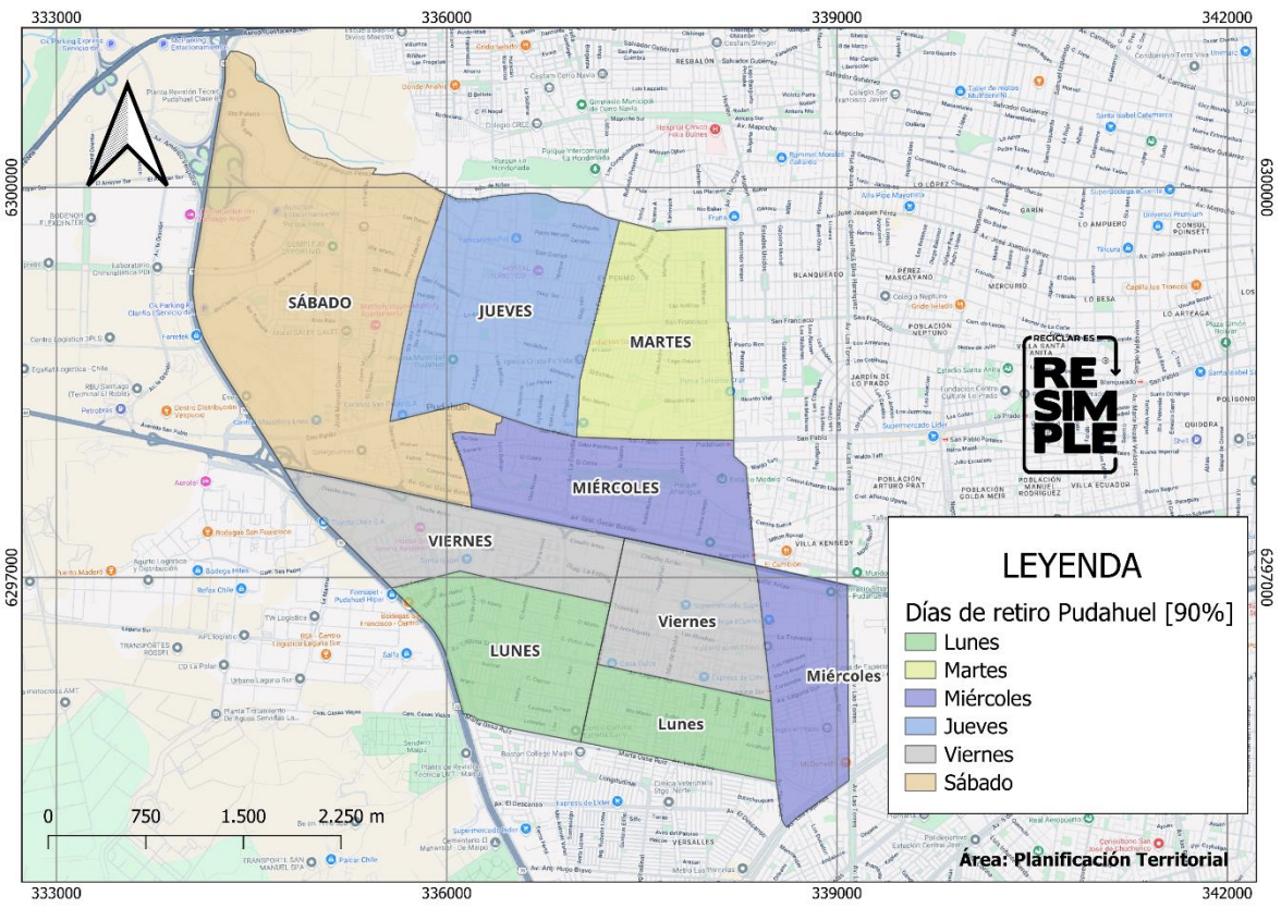 Mapa de Cobertura - Pudahuel