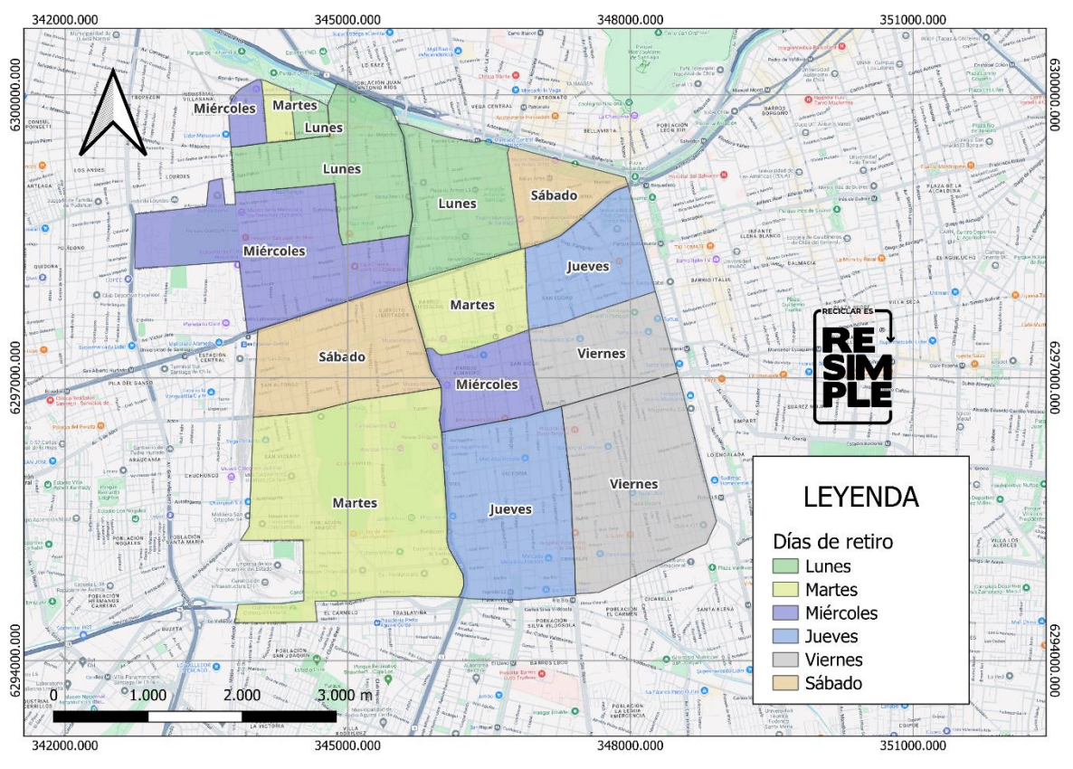 Mapa de Cobertura - Santiago