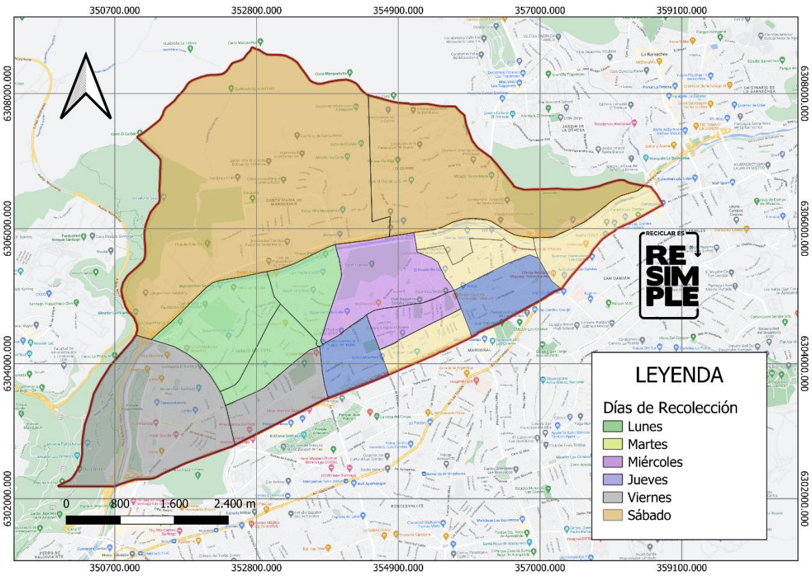 Mapa de Cobertura - Vitacura